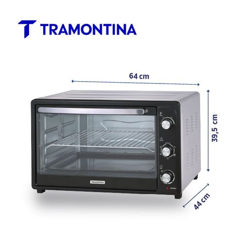 Horno Eléctrico TRAMONTINA Glass Cook 65 Litros HECI