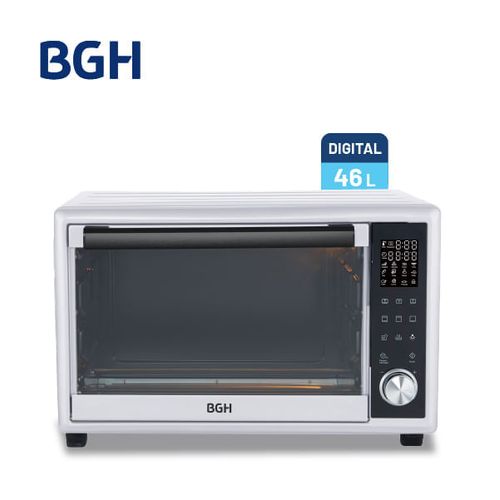 Horno Eléctrico BGH 46 Litros Digital Blanco BHE46DB25I