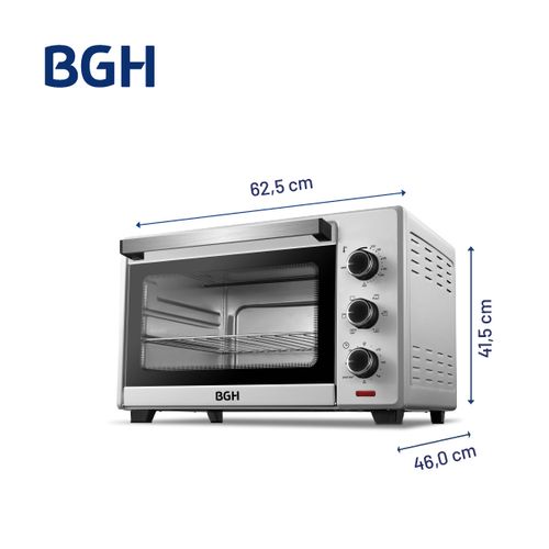 Horno Eléctrico BGH 60 litros BHE60S22