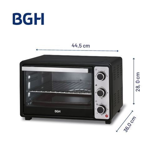 Horno Eléctrico BGH 25 litros DUO BHE25M23N