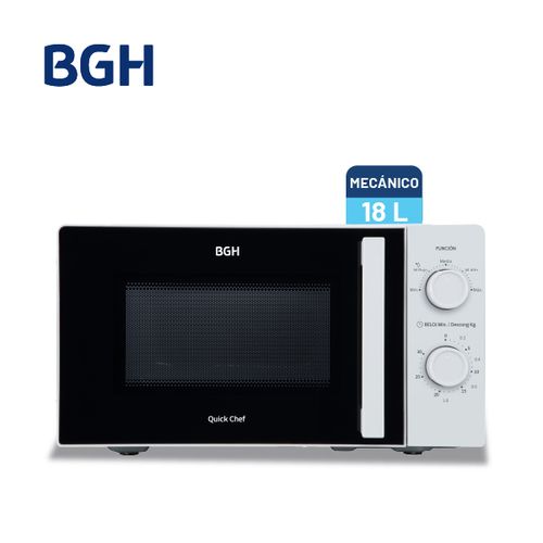 Microondas BGH Mecánico 18L Blanco B118MB25