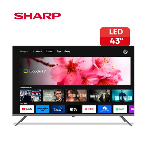 Smart TV LED 43" Full HD SHARP GOOGLE TV 2T-C43FG6L