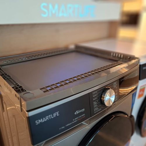 Kit Union Smartlife para Lavarropas y Secarropas Gris 11.5Kg