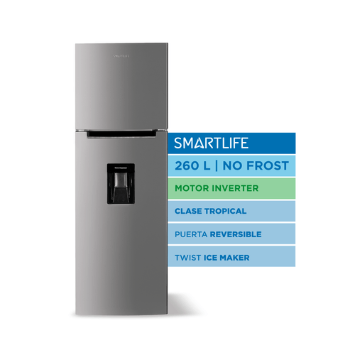 Heladera Smartlife RNF270SDINV con Dispenser No Frost Inverter 260L
