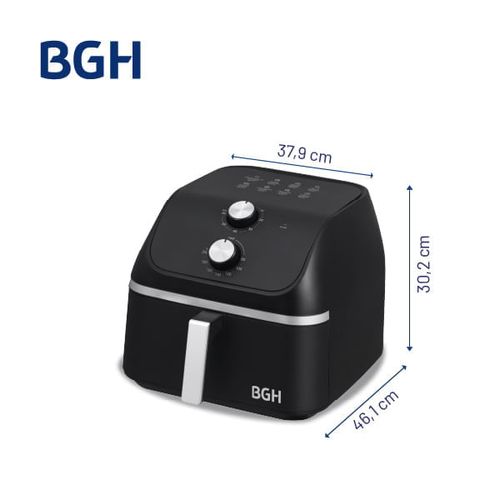 Freidora de Aire BGH Negro 8,5 Litros