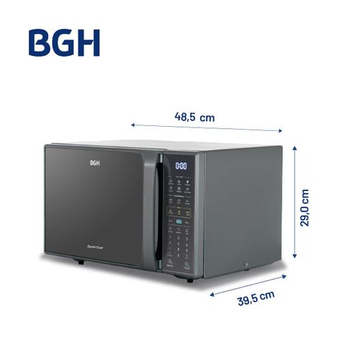Microondas BGH Digital Silver 23 Litros