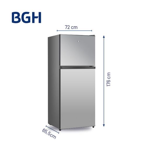 Heladera BGH No Frost Inverter Inox 404 Litros
