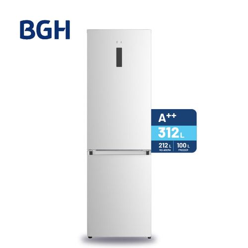 Heladera BGH Combi No Frost Inox 312 Litros