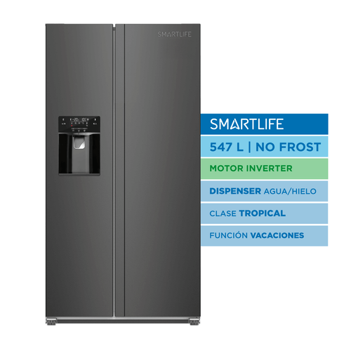 Heladera Side by Side Smartlife SBS690SDI No Frost Digit Inverter 547L