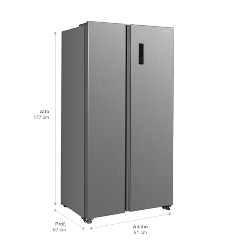 Heladera Side by Side Smartlife SBS690S2P No Frost Digit Inverter 560L