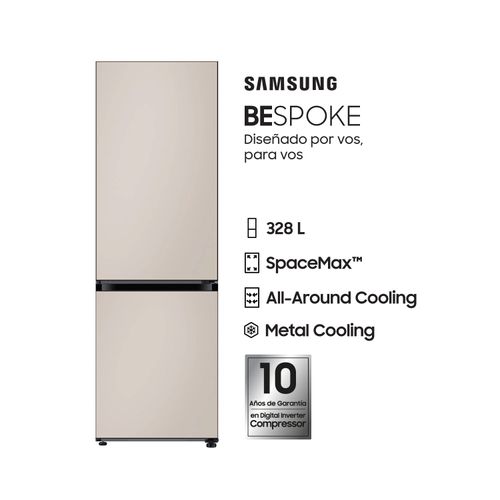 Heladera Samsung Bespoke 328LTS Satin Beige