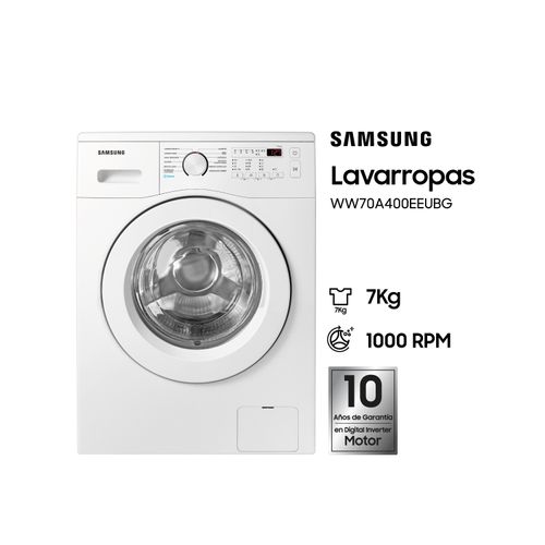 Lavarropas Automatico Samsung 7Kg Inverter Frontal Blanco
