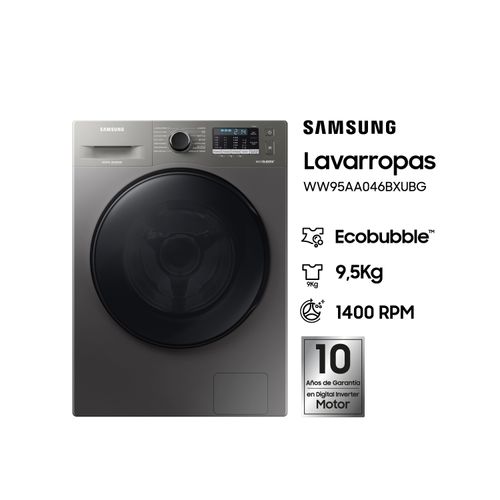 Lavarropas Samsung 9.5kg Eco Bubble Inverter A WW95AA Ino