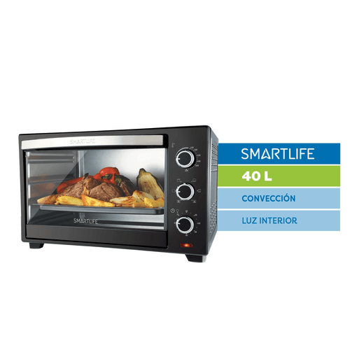 Horno Eléctrico Smartlife Con Convección 40 Litros 1600W