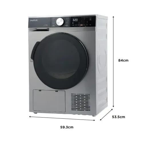 Secarropas por bomba de calor Smartlife SL-DYHP08G 8 Kg Gris