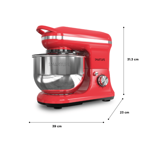 Batidora Planetaria Digital Smartlife SL-SM030R 1200W Roja